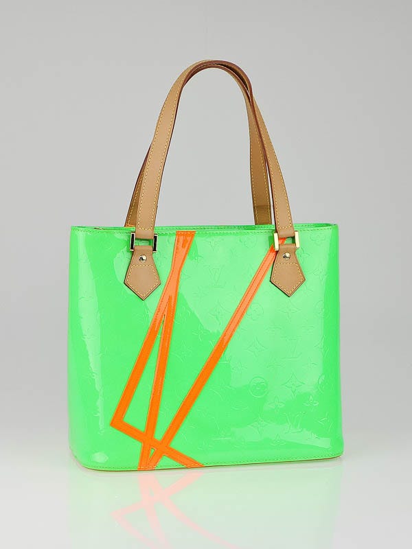 Louis Vuitton Monogram Vernis Houston - Green Totes, Handbags