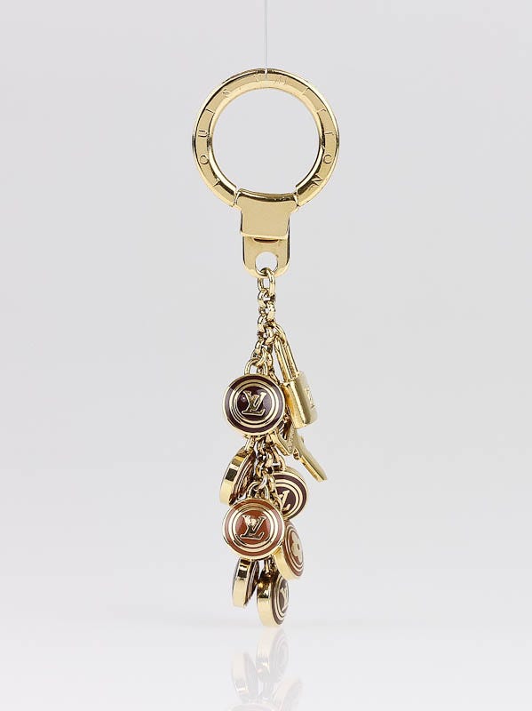 Louis Vuitton Brown Pastilles Key Chain and Bag Charm