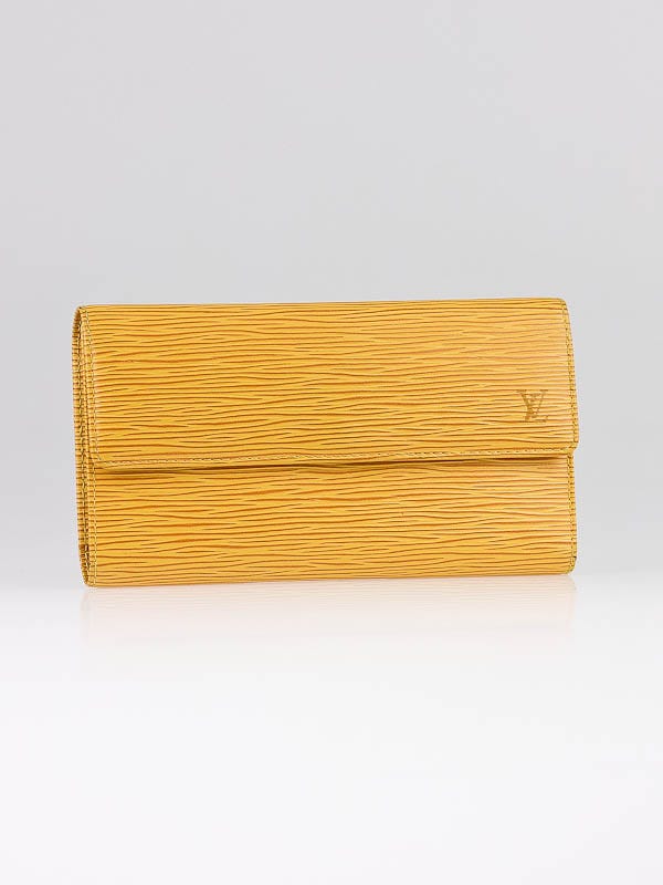 Louis Vuitton, Accessories, Louis Vuitton Yellow Epi Wallet
