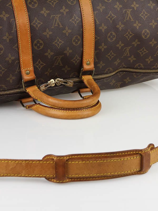 Louis Vuitton Monogram Canvas Keepall 55 Bag With Shoulder Strap - Yoogi's  Closet