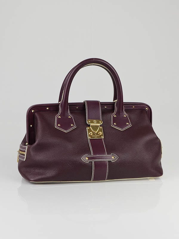 Louis Vuitton Plum Suhali Leather L'Ingenieux PM Bag
