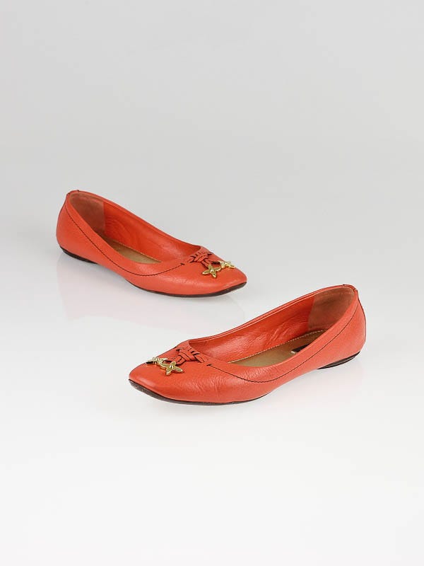 Louis Vuitton Peche Marguerite Ballerina Flat Size 7.5/38