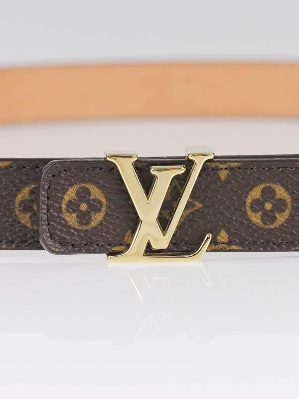 Louis Vuitton Monogram Canvas LV Intitiales Belt Size 90/36