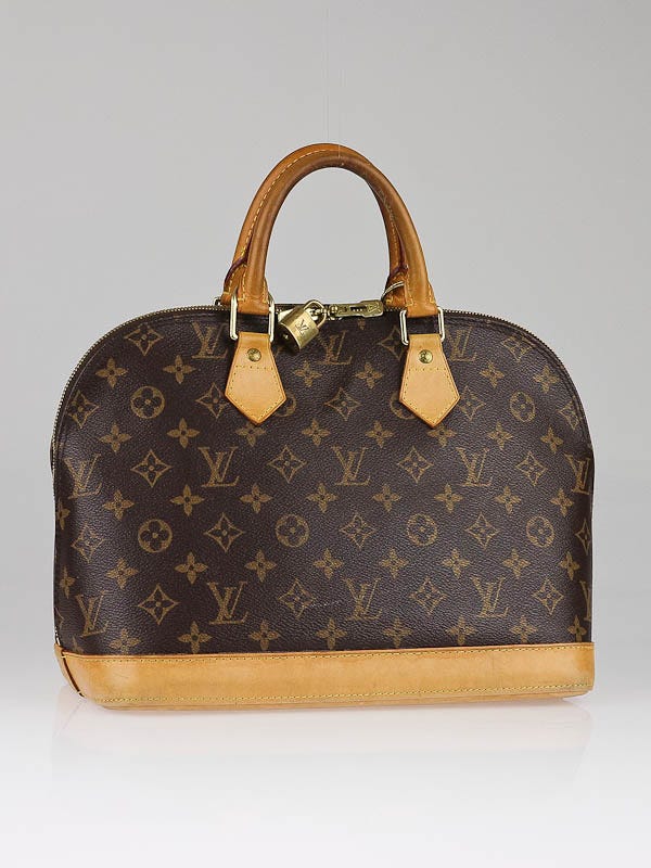 Louis Vuitton Monogram Canvas Alma Bag w/ Shoulder Strap