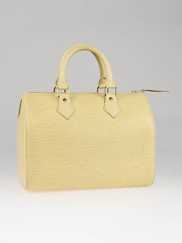 Louis Vuitton Vanilla Epi Leather Speedy 25 Bag