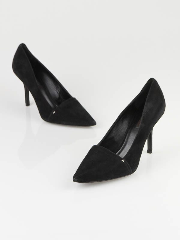 Louis Vuitton Black Suede Pumps Size 7.5/38