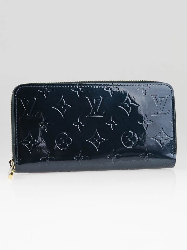 Louis Vuitton Blue Nuit Monogram Vernis Zippy Wallet Long 875lvs412