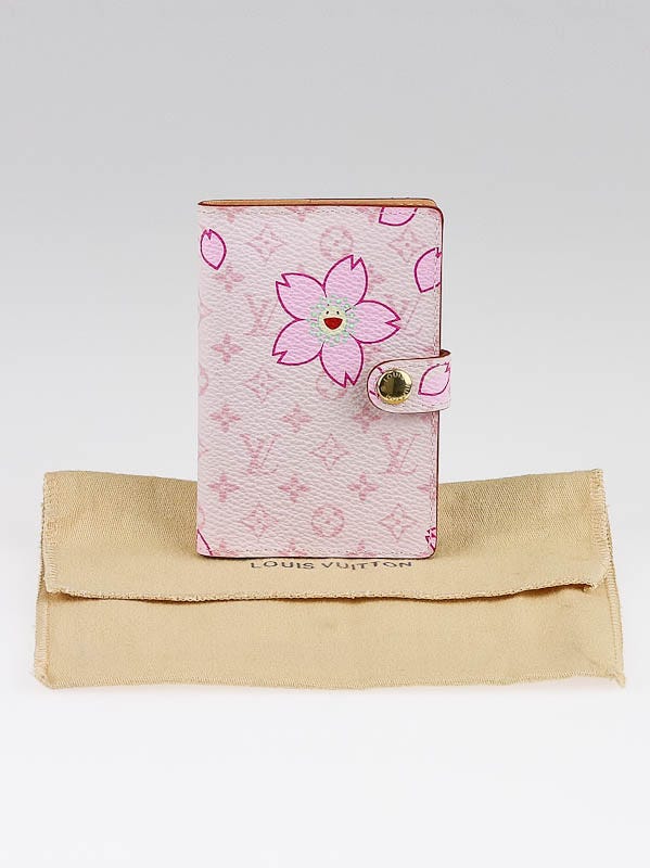 Louis Vuitton Limited Edition Pink Monogram Cherry Blossom Carnet de Bal  Mini Address Book - Yoogi's Closet