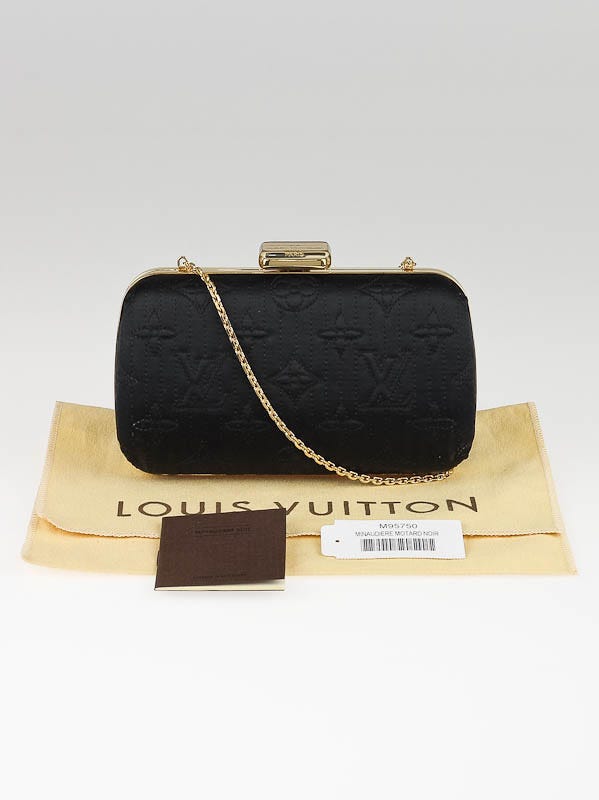 Louis Vuitton Limited Edition Minaudiere Motard Clutch Black