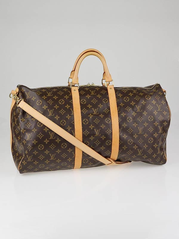Louis Vuitton Monogram Canvas Keepall 55 Bag w/ Shoulder Strap - Yoogi's  Closet