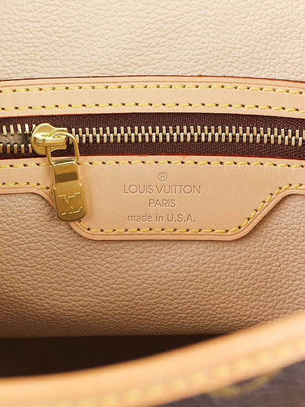 Louis Vuitton Brown Monogram Petit Bucket PM Cloth ref.912210 - Joli Closet