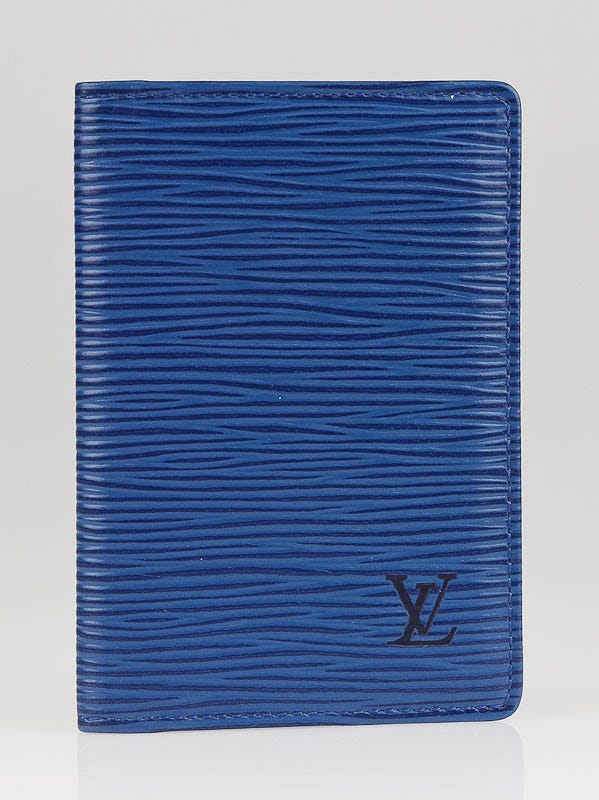 Louis Vuitton Toledo Blue Epi Leather Card Case