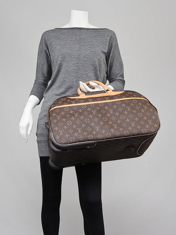 Louis Vuitton Monogram Eole 50 Rolling Luggage Convertible Duffle