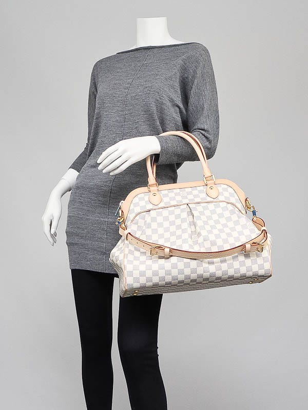 Louis Vuitton Damier Azur Trevi GM - White Satchels, Handbags