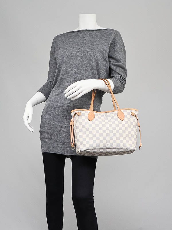 Louis Vuitton, Bags, Sold Cute Lv Neverfull Damier Azur Pm