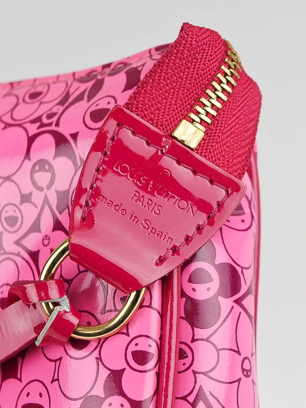 Louis Vuitton Limited Edition Pink Glossy Leather Cosmic Blossom