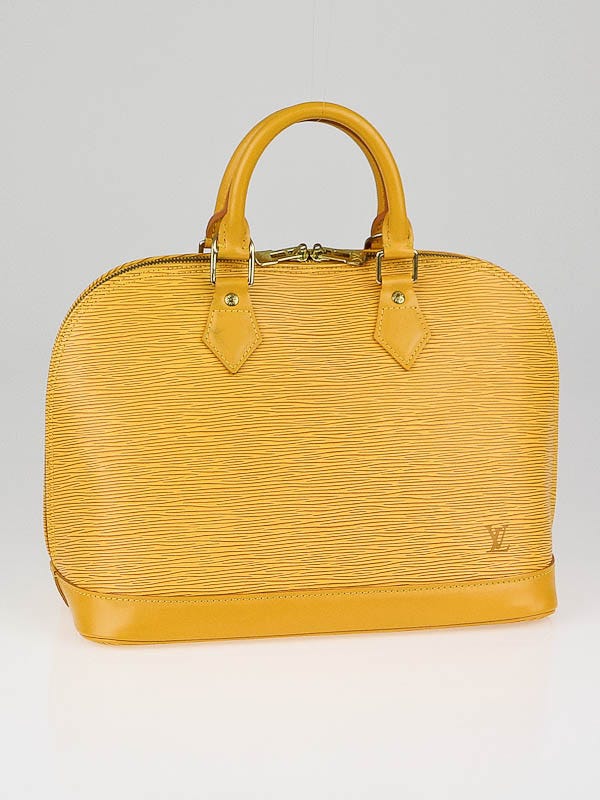 louis vuitton yellow handbag