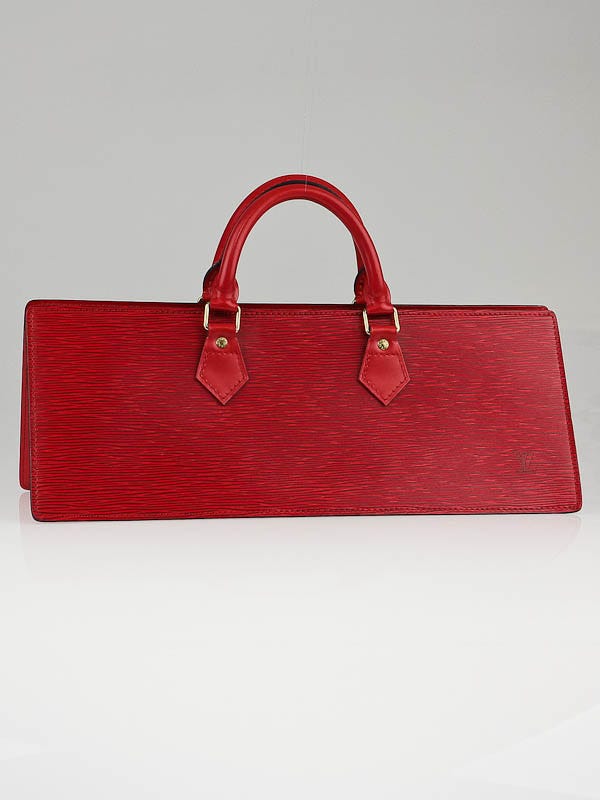 Louis Vuitton Red Epi Leather Sac Triangle Bag