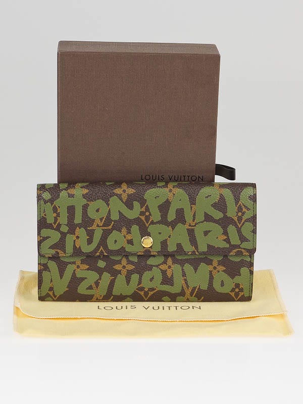 Louis Vuitton Limited Edition Khaki Graffiti Stephen Sprouse Pochette Porte  Monnaie Wallet - Yoogi's Closet