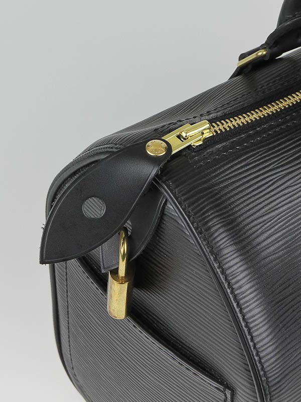 Louis Vuitton Epi Speedy 25 Black Leather ref.101133 - Joli Closet