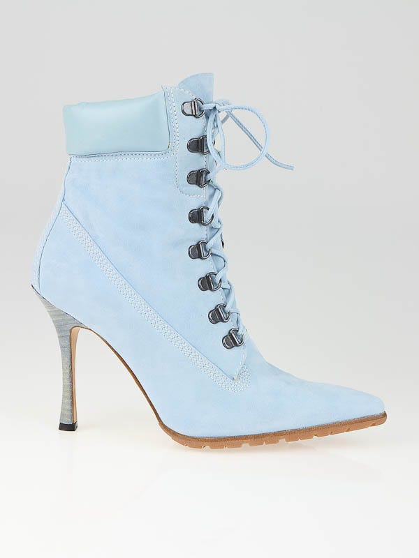 Light blue hot sale suede boots