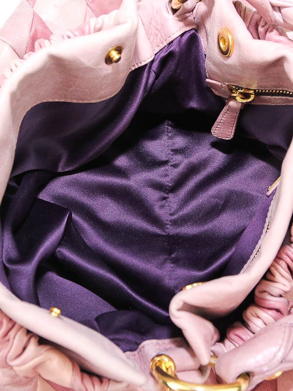 Miu Miu Purple Vitello Lux Box Bag