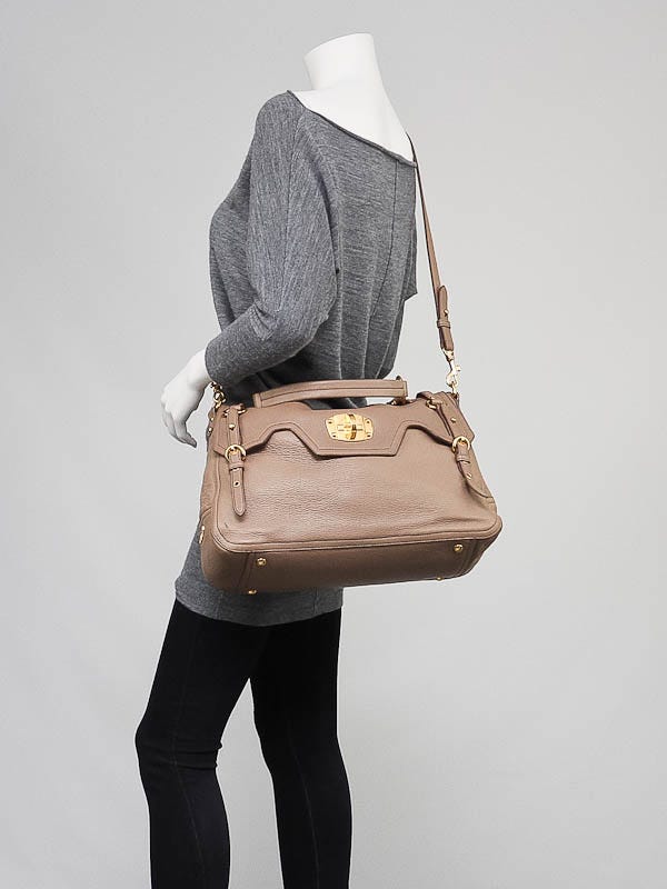 Miu Miu Juta Cervo Leather East/West Satchel Bag RN0633 Miu Miu Juta Cervo Leather East/West Satchel Bag RN0633
