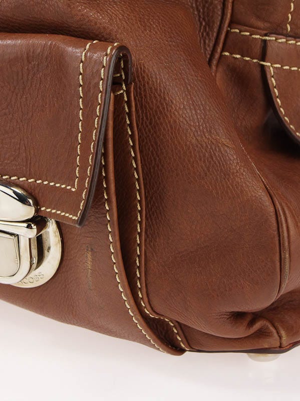 Marc Jacobs Brown Leather Venetia Satchel Bag | Yoogi's Closet