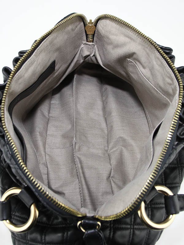 【MARC JACOBS】   CECILIA   BLACK Marc Jacobs Black Quilted Leather Cecilia Bag Marc Jacobs | TLC