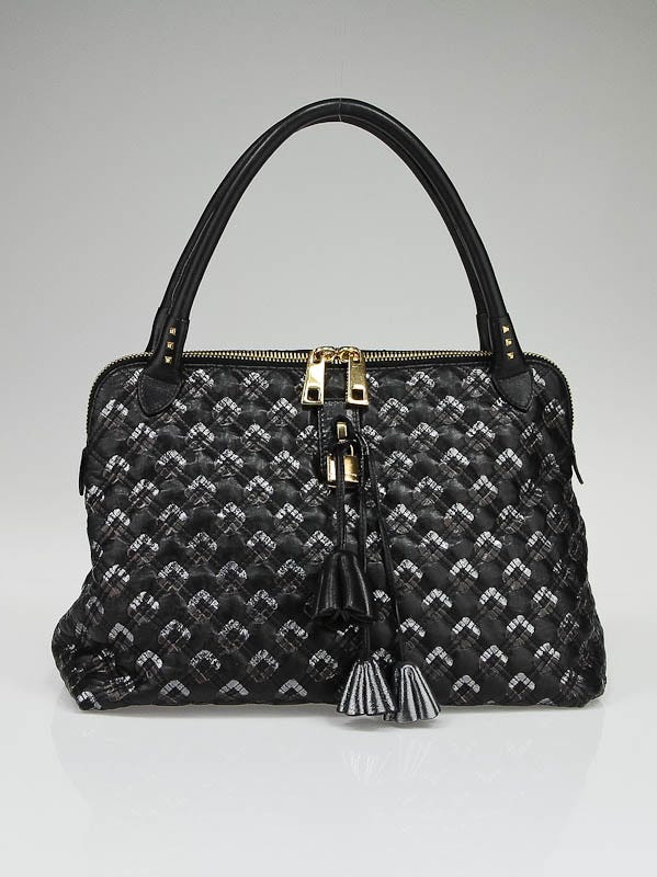 Marc Jacobs Black Leather Quilted Memphis Robert Jena Bag