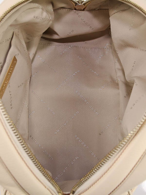 Marc Jacobs Eggshell Leather Calfskin Leather Serena Bag - Yoogi's