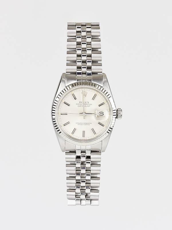 Rolex Stainless Steel and 18k White Gold 36mm Unisex 16014 Watch
