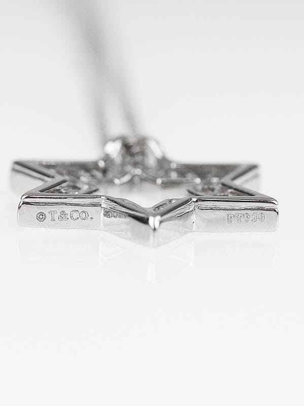 【Tiffany & Co】Star of David Pendant ネックレス★日本未入荷 Tiffany & Co. Platinum and Diamond Star of David Pendant