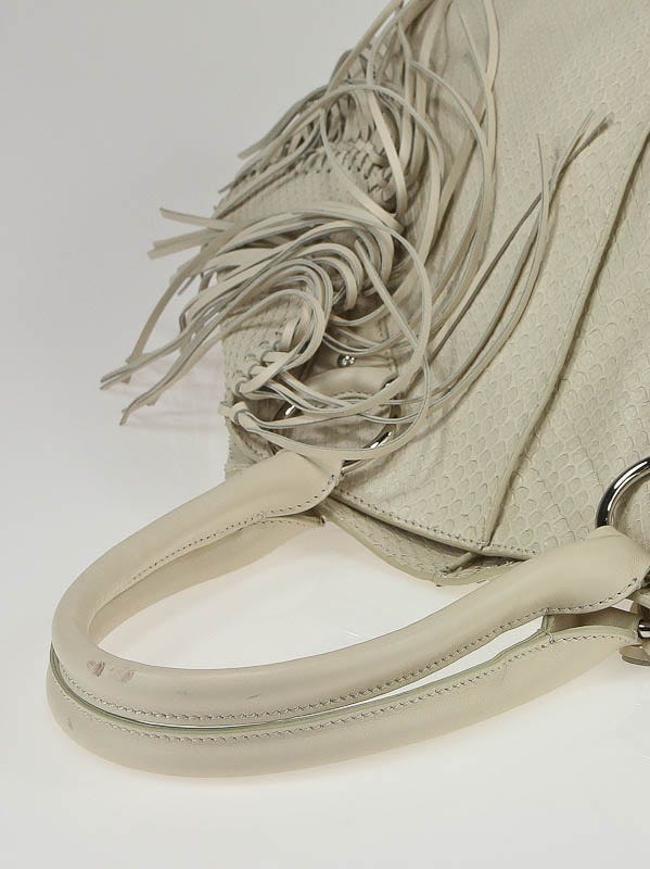 【TOD’S】FRINGED LEATHER HANDBAG Tod's Fringe Leather Exterior Bags & Handbags for Women for