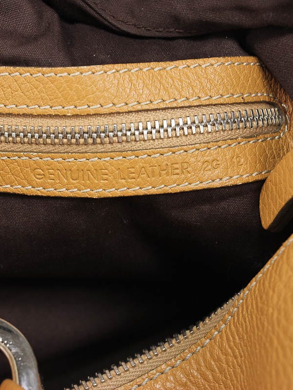 Tod's Camel Leather Large Milky Shoulder Bag | Yoogi's Closet