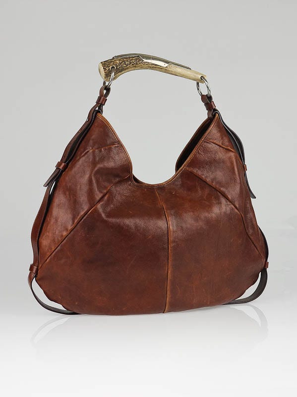 Tom Ford for Yves Saint Laurent Mombasa Brown Leather Handbag