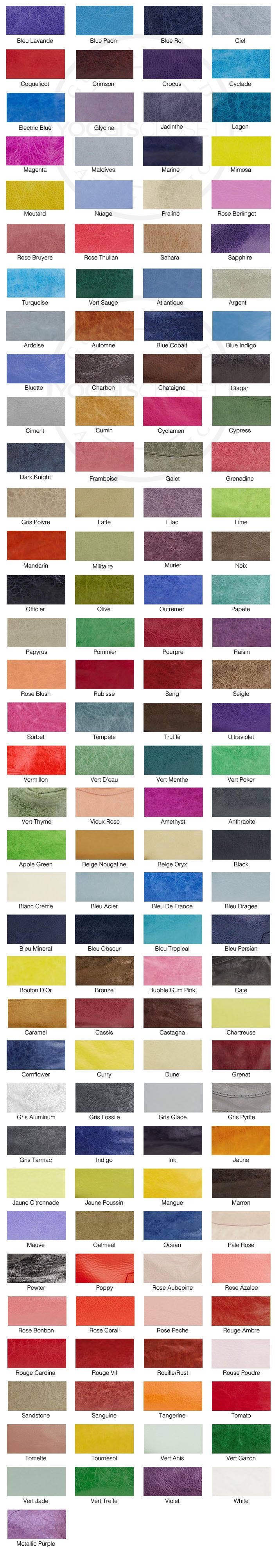 Balenciaga Color Guide