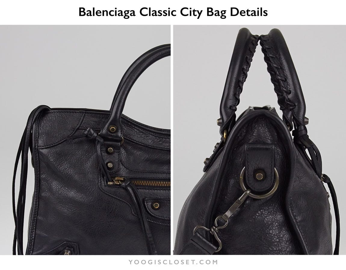 The Balenciaga City Leather Comparison & Metallic Edge Buying Guide – Au  Fait Finds