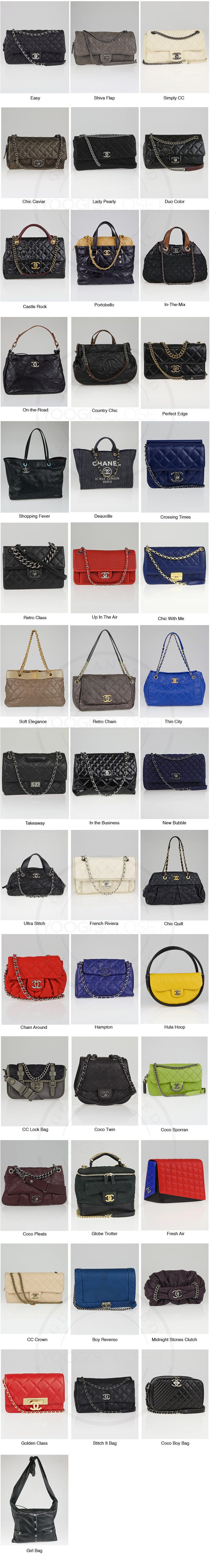 Chanel reference chart