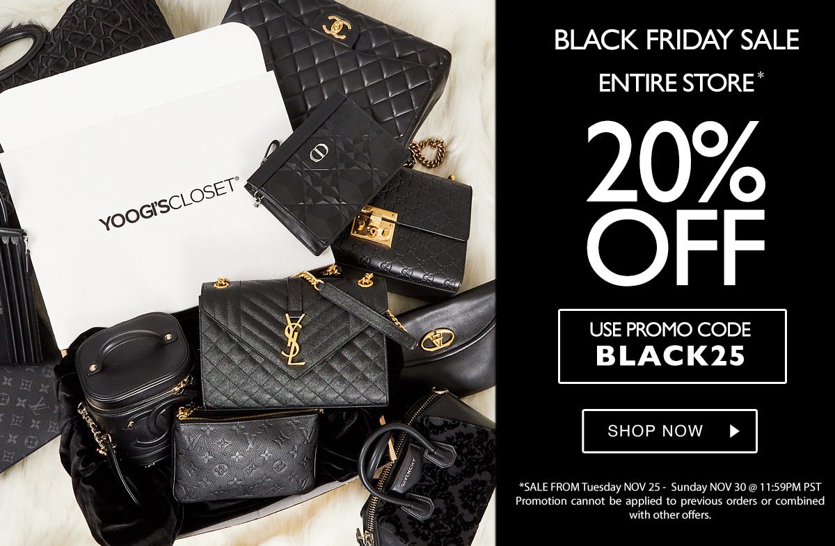 Black Friday on now!