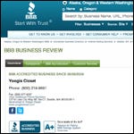 Yoogi’s Closet awarded A+ Rating by BBB